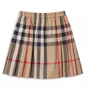 Burberry Hilde Checked Pleated Skirt